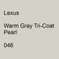 Preview: Lexus, Warm Gray Tricoat Pearl, 046.